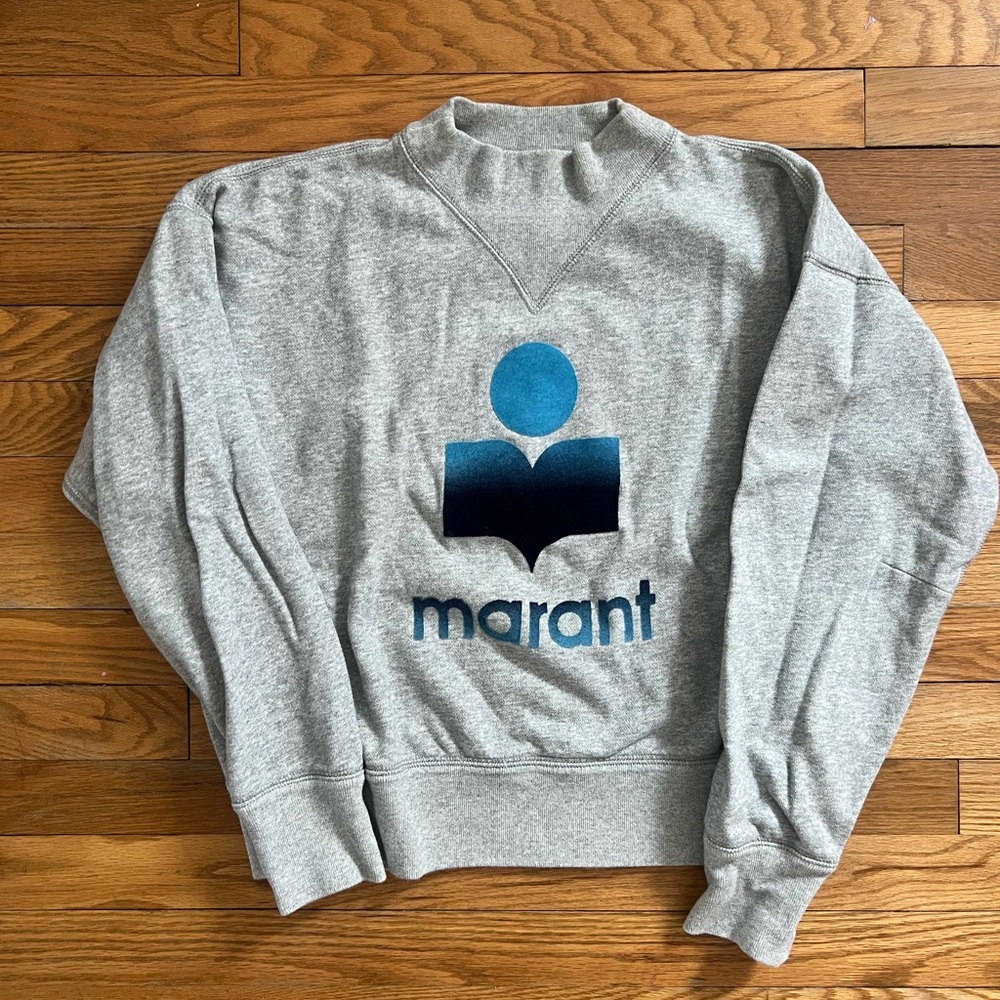 Isabel Marant Étoile Light Gray Pullover Sweatshirt